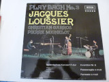 Jacques Louissier plays Bach nr. 3, VINIL, Jazz