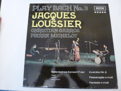 Jacques Louissier plays Bach nr. 3 foto
