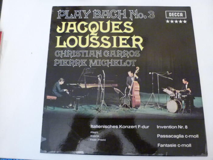 Jacques Louissier plays Bach nr. 3
