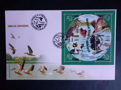 2004 - Delta Dunarii (bloc) - FDC foto