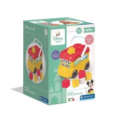 Autobuz pentru Sortare Forme Disney Mickey, Galben - Clementoni
