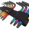 Set chei hexagonale sferice 9 bucăți