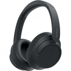 Casti Over the Ear Sony WH-CH720NB, Noise Cancelling, Wireless, Bluetooth, Multipoint connection,Microfon, Quick Charge, Autonomie 35 ore, Negru