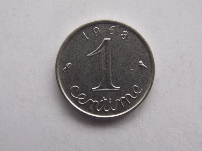 1 CENTIME 1968 FRANTA