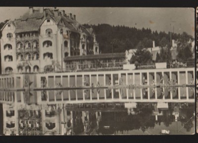 CPIB 21180 CARTE POSTALA - OCNA SIBIULUI. PAVILIONUL CENTRAL AL BAILOR foto
