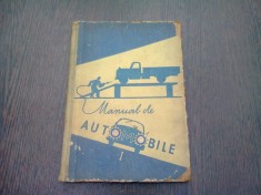 Manual de automobile, Volumul I - Manual pentru scolile profesionale