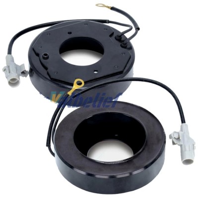 Ambreiaj compresor A/C, BMW 5 F10/F11, 2010-, Seria 7 F01/F02, 2008- motor 3.0 R6; 523i; 530i, 528i; 730i/Li, x27,6, de tip Denso: 7SEU17C foto