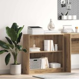 vidaXL Bibliotecă, stejar artizanal, 80x24x76 cm, lemn prelucrat 857834
