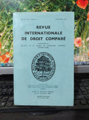 Revue internationale de droit compare nr. 1/1977, Paris foto