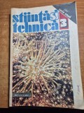 revista stiinta si tehnica martie 1992