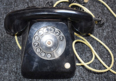 TELEFON SCHRACK (Austria) CU DISC CULOARE NEAGRA - Aprilie 1974 foto