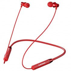 Casti Wireless HE05 Magnetic Neckband Waterproof IPX5 Rosu foto