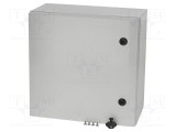 Carcasă montare pe perete FIBOX ARCA gri 400mm x 400mm x 210mm