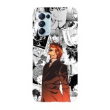 Husa compatibila cu Oppo A54 5G, Viceversa, model Light manga Death Note, Silicon, TPU, Transparent, Carcasa