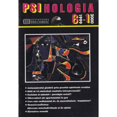 Psihologia, numarul 6, 1999 - numarul 1, 2000