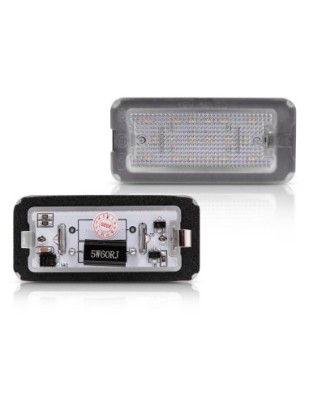 Set 2 Lampi numar LED Fiat 500, 500C 2009-2015 model European foto
