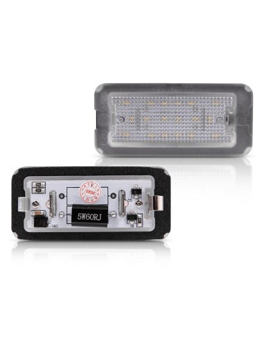 Set 2 Lampi numar LED Fiat 500, 500C 2009-2015 model European