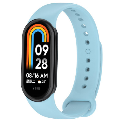 Bratara smartwatch xiaomi smart band 8 / 8 nfc compatibila, ajustabila si flexibila, sky blue foto