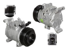 Compresor aer conditionat Mazda 3, 2013-, motorizare 1.5 74/88kw; 2.0 88/121kw, benzina, rola curea 115 mm, 6 caneluri, tip Hella: RS13 foto