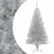 Pom de Crăciun artificial cu suport, argintiu, 120 cm PET