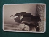 fotografie atelier G. WUNSH -WIEN . DISTINS DOMN ,dimensiuni 11 cm x 6 cm, anii 1890