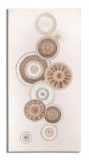 Cumpara ieftin Tablou decorativ Circly -B, Mauro Ferretti, 50 x 100 cm, lemn de pin/canvas pictat, imprimat