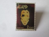 Rara! Aland insigna colectie 2002,dimensiuni:25 x 18 mm