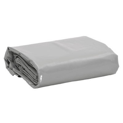 Prelată, gri, 4x5 m, 650 g/m&amp;sup2; foto