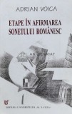 Etape in afirmarea sonetului romanesc - 1996 - Adrian Voica (E121)