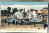 AD 08 C. P. VECHE - NANCY -LA FONTAINE DE LA PLACE CARNOT-ANIMATIE-1920 -FRANTA, Circulata, Printata