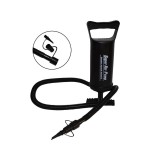 Pompa de aer pentru gonflabile, actionare manuala, 3 supape, ABS negru