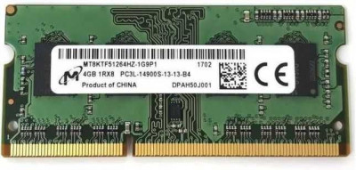 Memorie laptop Micron 4GB PC3L-14900S DDR3 1866 MT8KTF51264HZ foto