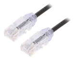 Patch Cord Cat6 Negru 3m 28AWG U/UTP LSZH