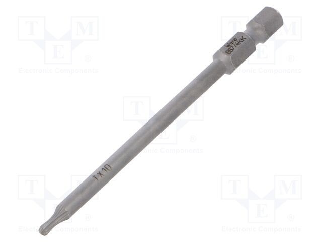 Capăt de şurubelniţă sferic WERA Torx&reg; TX10, lungime 89mm