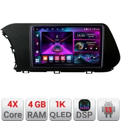 Navigatie Hyundai I20 2020- A-i20 4+64 InCell Display 1K Android Waze USB Navigatie Internet Youtube Radio CarStore Technology