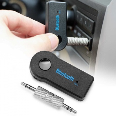 Receptor Bluetooth, Receiver Muzica Auto, AUXILIAR Adapter, Microfon, Muzica si Apeluri In Masina - Jack 3.5mm foto
