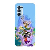 Husa compatibila cu Oppo A54 5G model Ed Edd n Eddy plans, Silicon, TPU, Viceversa, Transparent, Carcasa