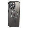 Husa iPhone 13 6.1 MagSafe Silicon Transparenta &amp; Negru