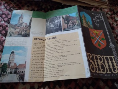 PLIANT/BROSURA JUDETUL SIBIU foto