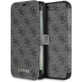 Husa Plastic - TPU Guess 4G Book pentru Apple iPhone 7 Plus / Apple iPhone 8 Plus, Gri GUFLBKI8L4GG