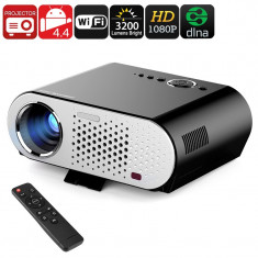 GP90 GP HD Projector - Android, Wi-Fi, DLNA, Airplay foto