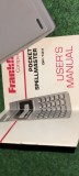 FRANKLIN COMPUTER POCKET SPELLMASTER MODEL QP - 104
