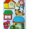 Sticker decorativ, Casute cu poze, 45 cm, WX-EB002