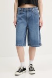 Dickies pantaloni scurți jeans uni, high waist, DK0A4Z85K211