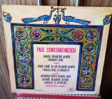 Disc / Vinil - Paul Constantinescu - sonata bizantină / doua studii &icirc;n stil bizantin ..NM-