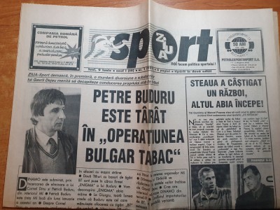ziarul ziua sport 9 iunie 1997 anul 1,nr. 1 -steaua bucuresti campioana,eventul foto