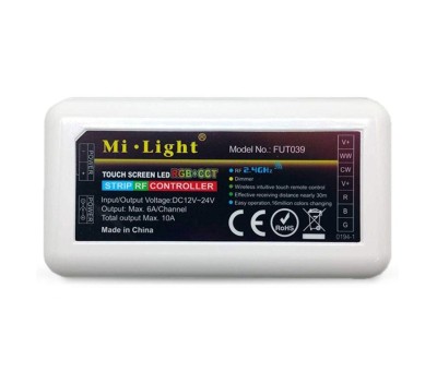 Controller Dimmer Led RGB+CCT, 2.4GHz Wireless RF, 12-24VDC Miboxer Fut039 foto