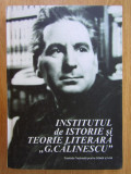 Institutul de istorie si teorie literara G. Calinescu