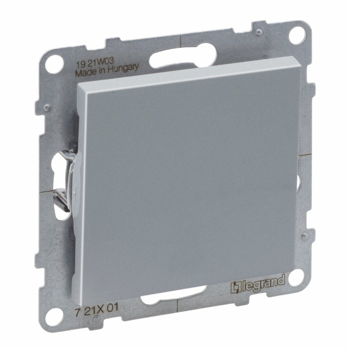 Intrerupator simplu Legrand Suno aluminiu 721301