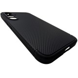 Husa spate Auto Focus aspect Carbon, silicon negru, pentru Samsung Galaxy A54 5G